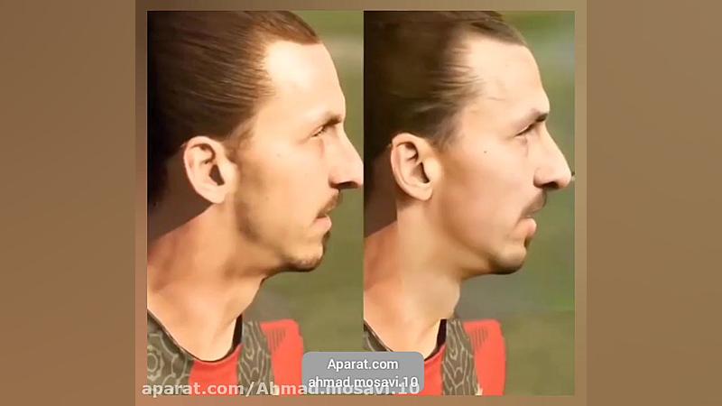 چهره های بازی FIFA با تکنولوژی...