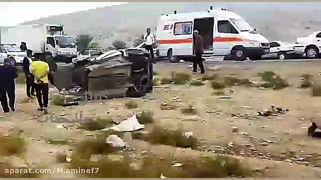 تصادف پراید با آریو