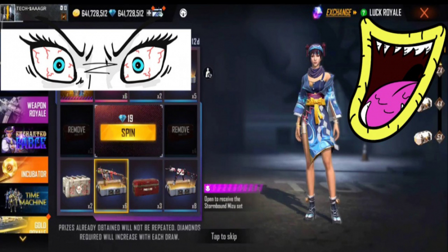 فری فایر هک جم و الماس بینهایت...