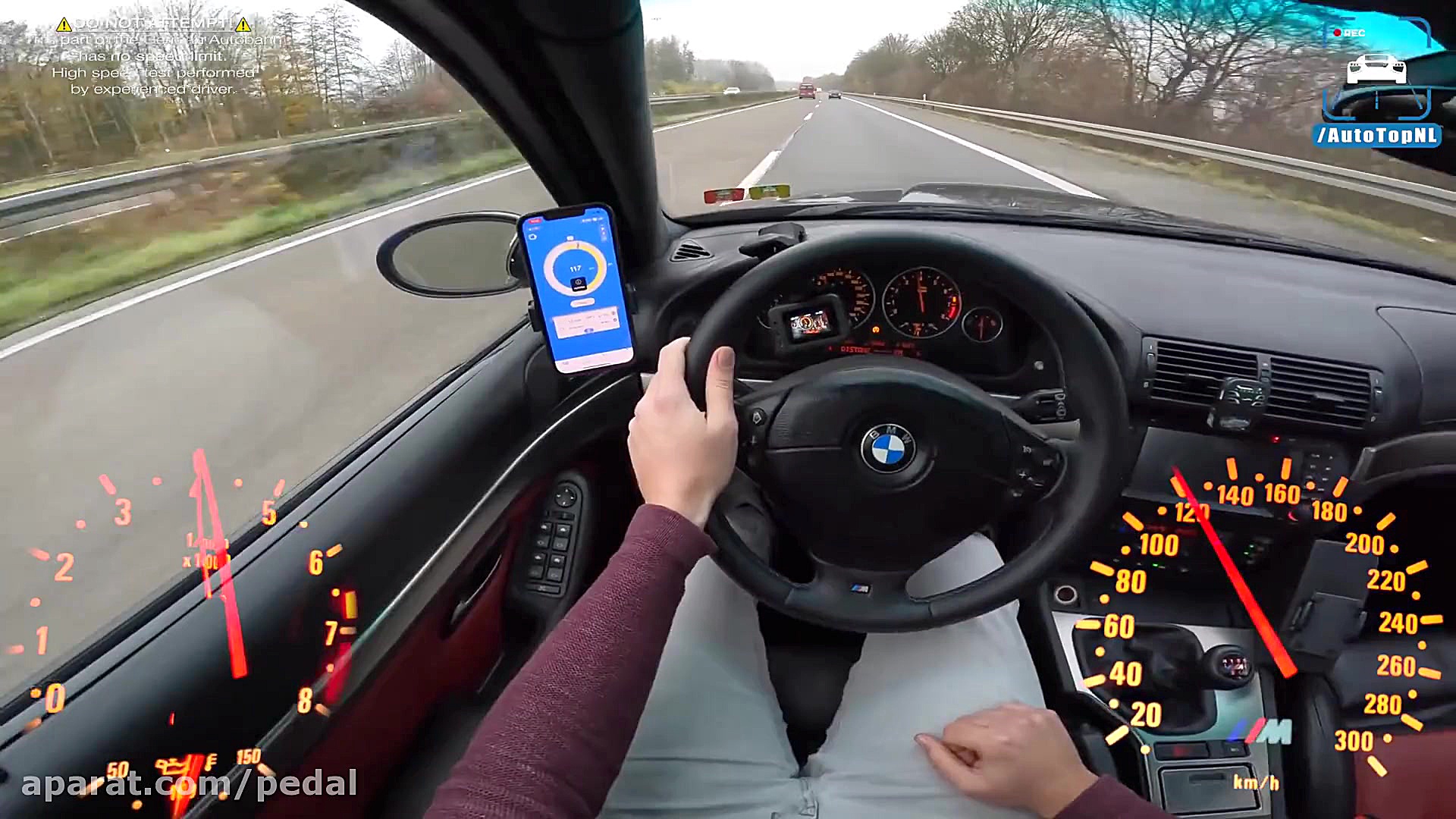 لذت رانندگی با بی ام و M5 در س...