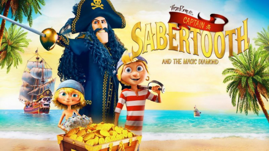 تریلر انیمیشن ناخدا دندان خنجری - Captain Sabertooth and the Magic Diamond زمان107ثانیه
