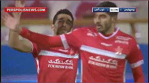 گل اول پرسپولیس به ذوب آهن