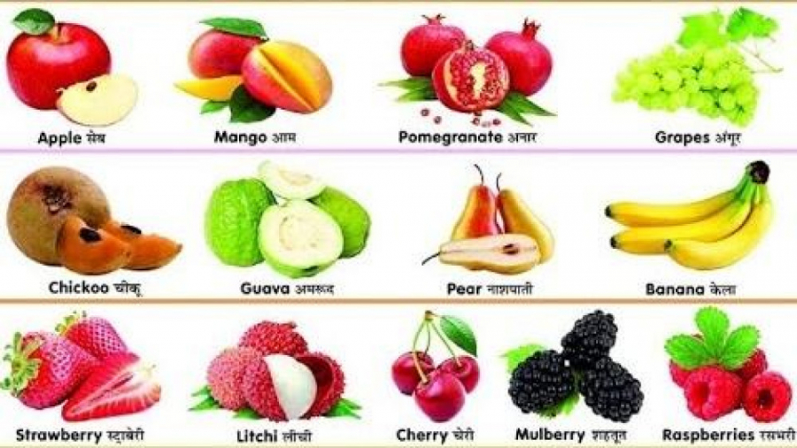 آموزش زبان انگلیسی  آموزش میوه...