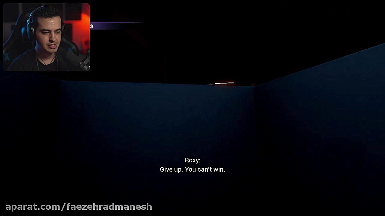 بازی ترسناک با آریا کیوکسر