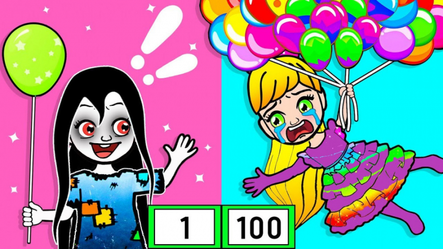 چالش 100 لایه ای ساداکو راپنزل