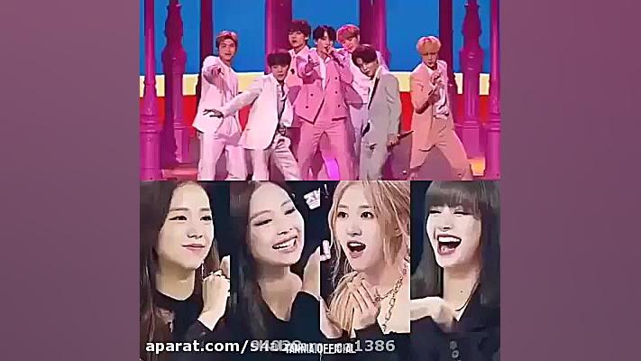 وقتی بلک پینک از کنسرت بی تی ا...