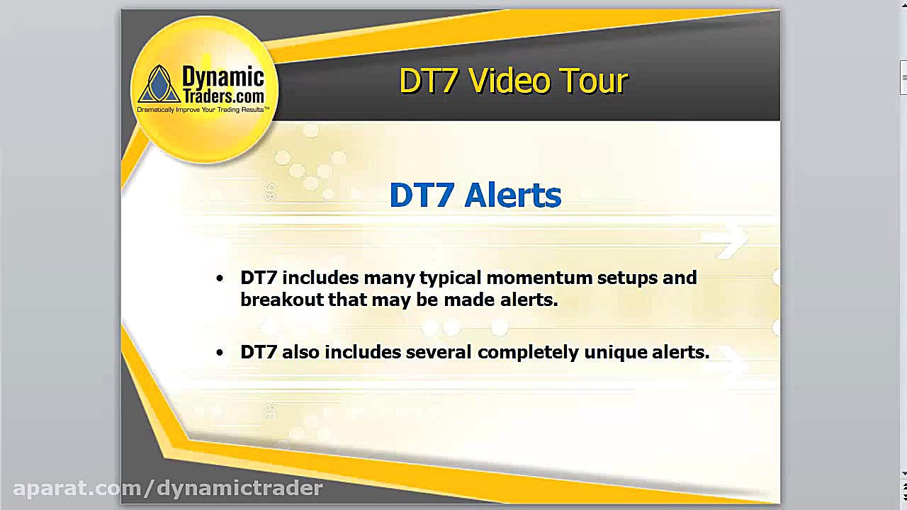 17.DT7 Tour  Alerts