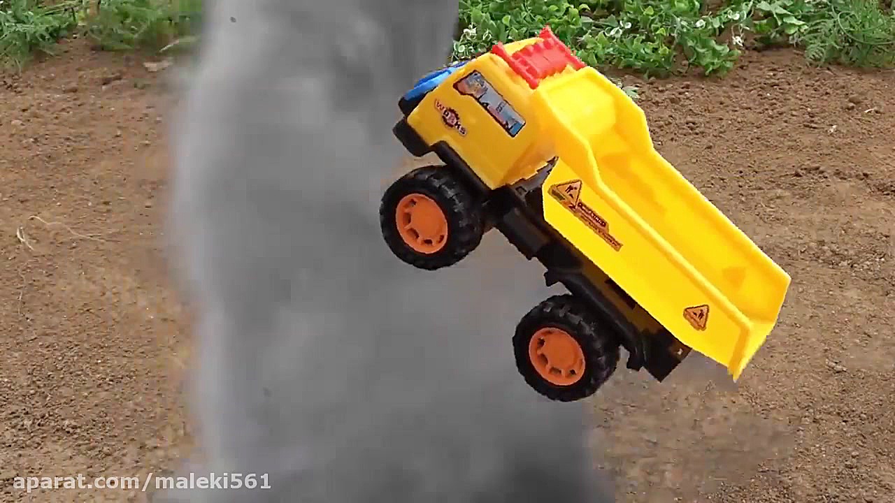 کارتون موتور پلیس  کمپرسی اسبا...