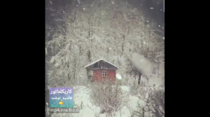 کلیپ باران زمستانی برای وضعیت...