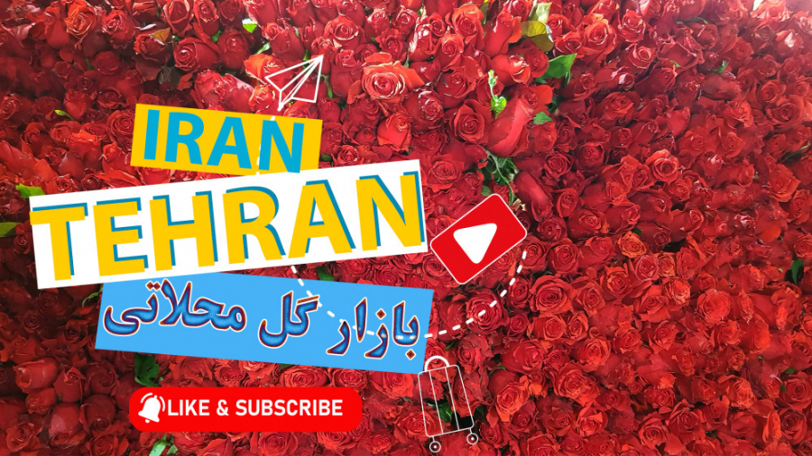 قدم زدن در بازار گل شهید محلات...