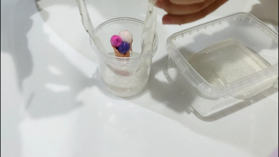 مخلوط کردن کرانچ با اسلایم شفا...