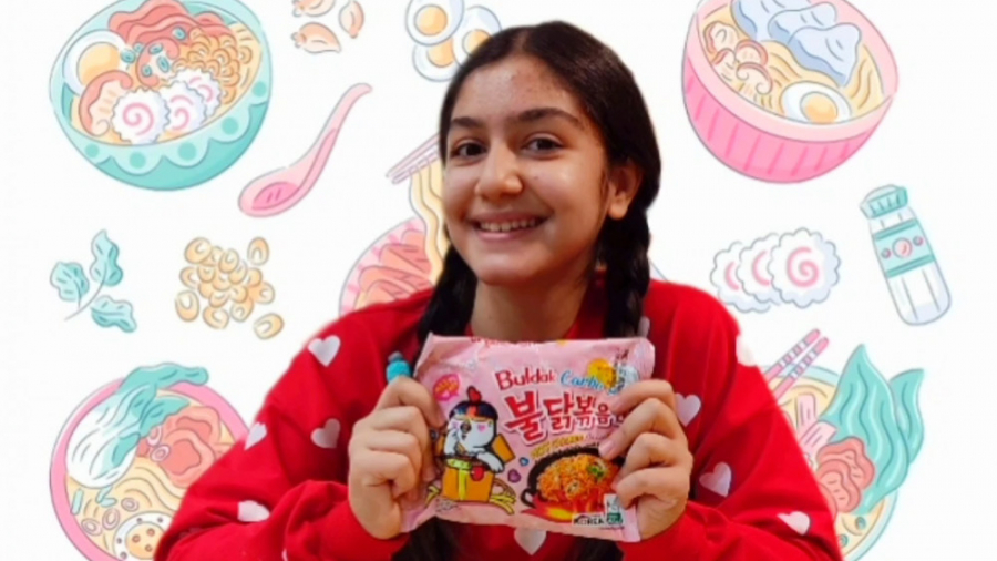 تیست نودل کره ای با رها و دایی...