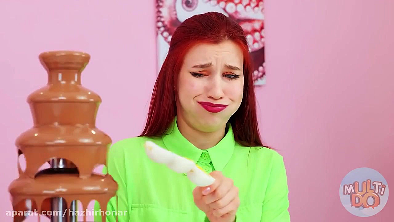 چالش فوندوی شکلاتی چالش و موقع...