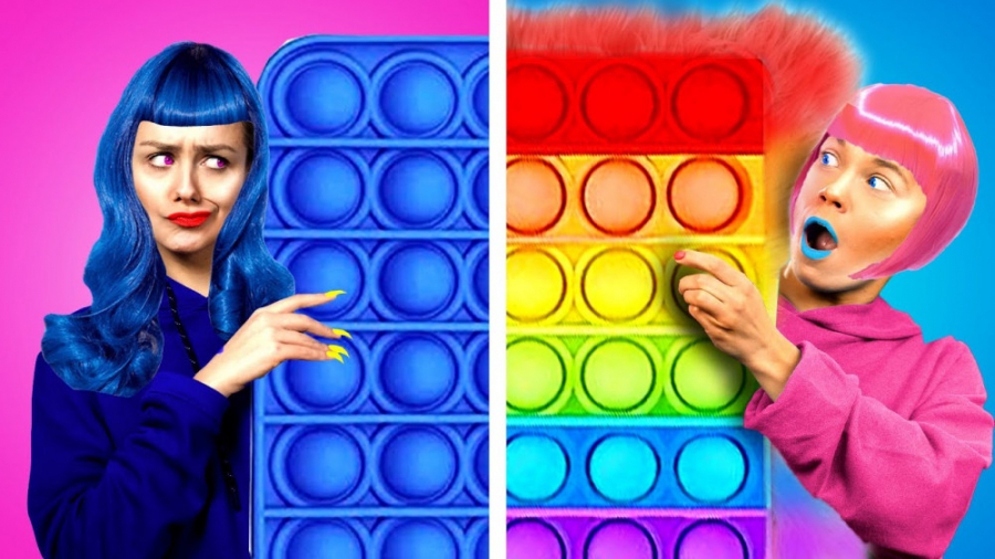 چالش خوراکی قرمز در برابر آبی...