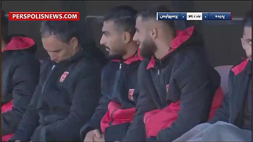 گل اول پرسپولیس به پدیده توسط...