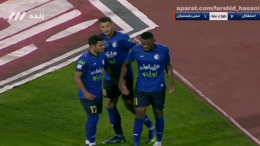 گل دوم استقلال به مس رفسنجان ا...