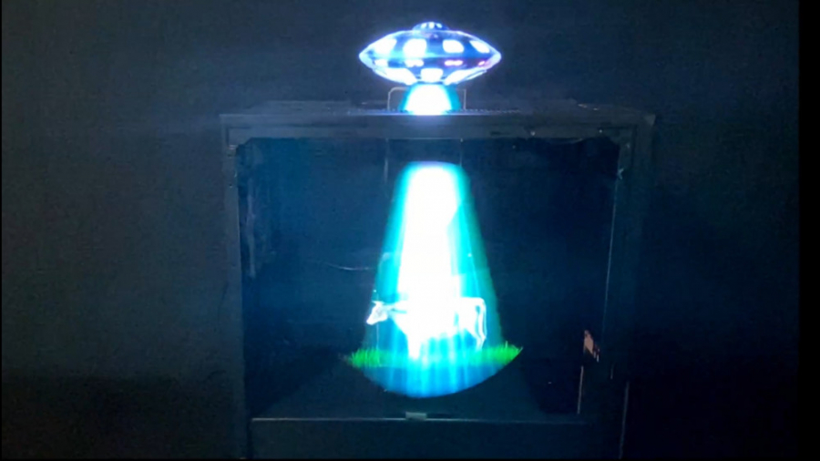 نمایش تصاویر هولوگرافیک متحرک...