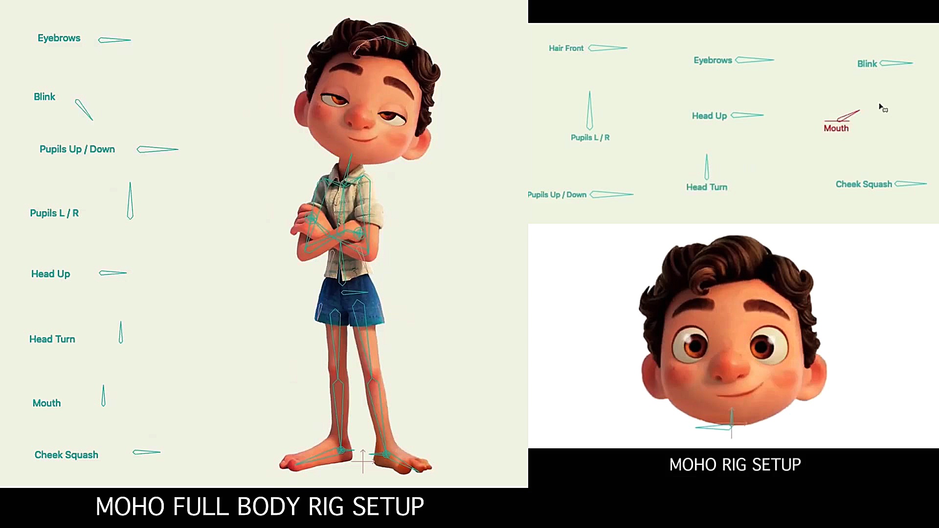 ریگ شخصیت انیمیشن لوکا در نرم‌...