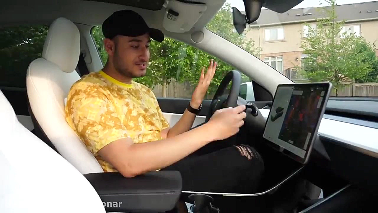 چالش ۲۴ ساعت در تسلا  خوابم بر...