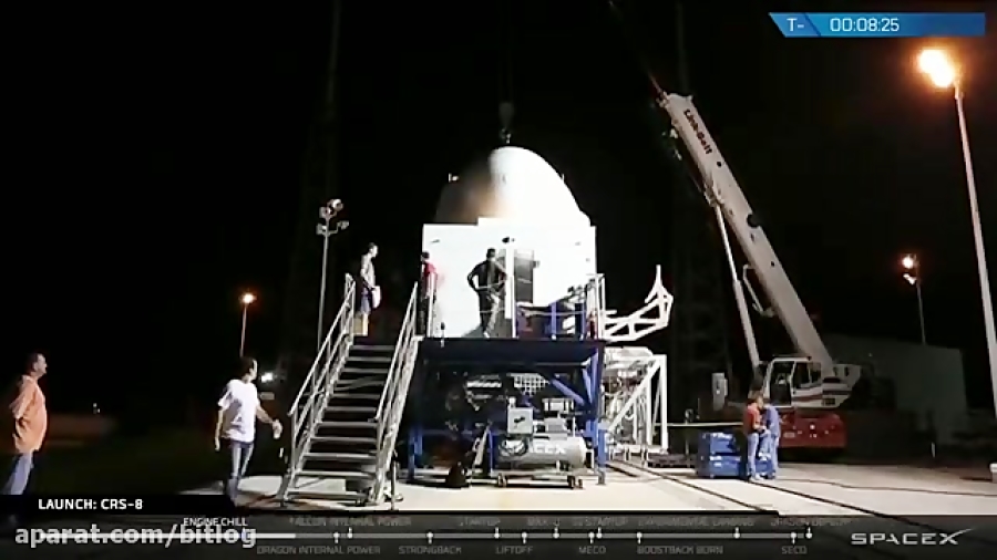 پرواز و فرود فالکون ۹