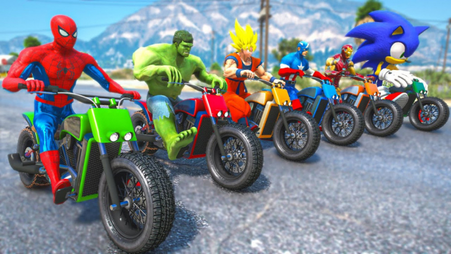 مرد عنکبوتی و هالک و مرد آهنی...