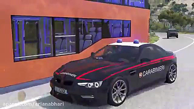 تصادف و سرقت اتوبوس در BeamNG....