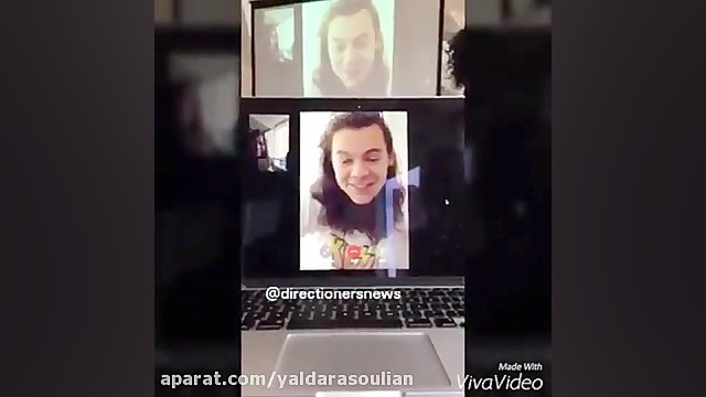 هری و یک فن دیروز فیس تایم کرد...