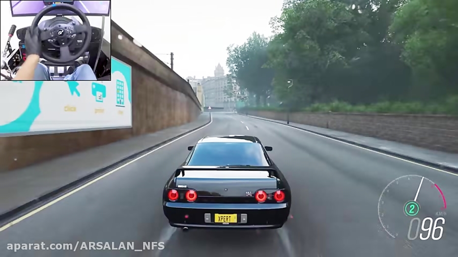 رانندگی با اسکایلاین Nissan Skyline R32 Gtr با فرمون گیمینگ در فورزا Forza