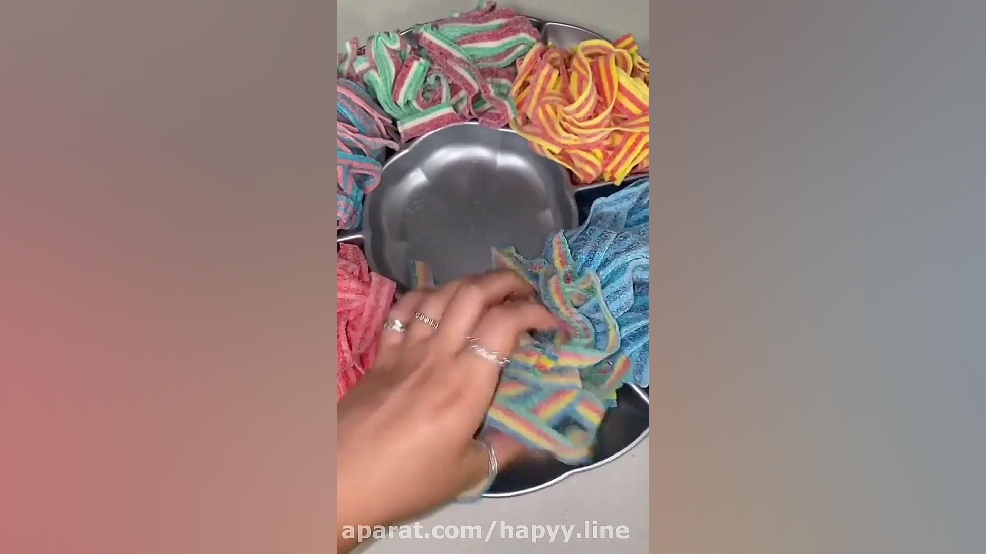 اسمر غذا) چالش صدا) انباکسینگ)...