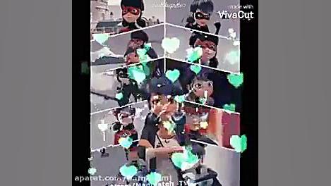 دختر کفشدوزکی و  گربه سیاه