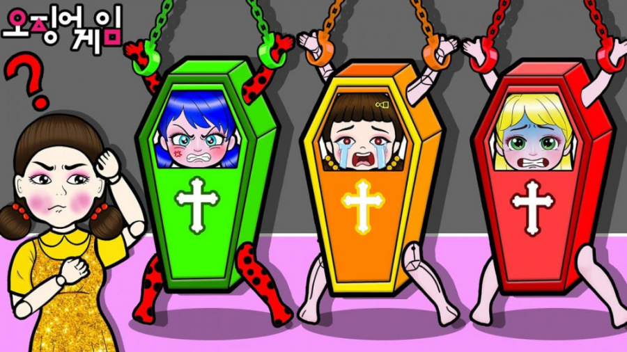 ایده های کارتونی اسکویید گیم