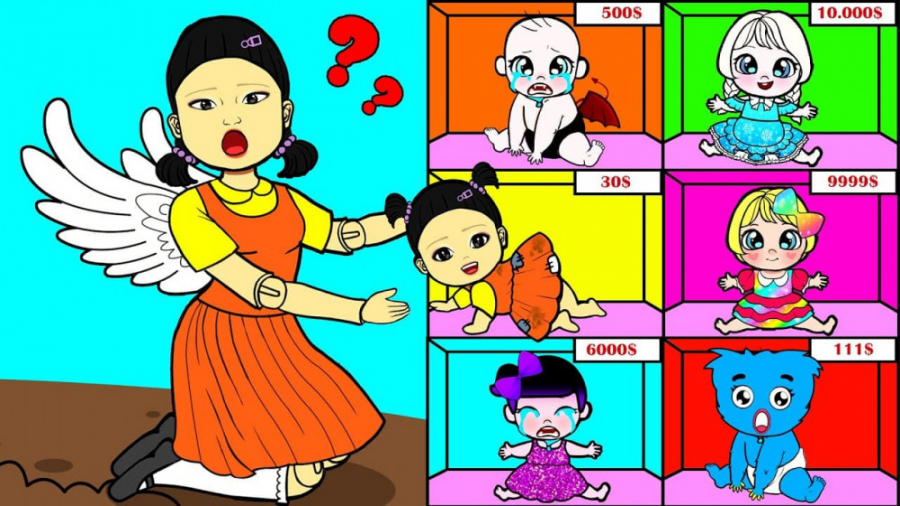 ایده های کارتونی | دختر ماهی م...