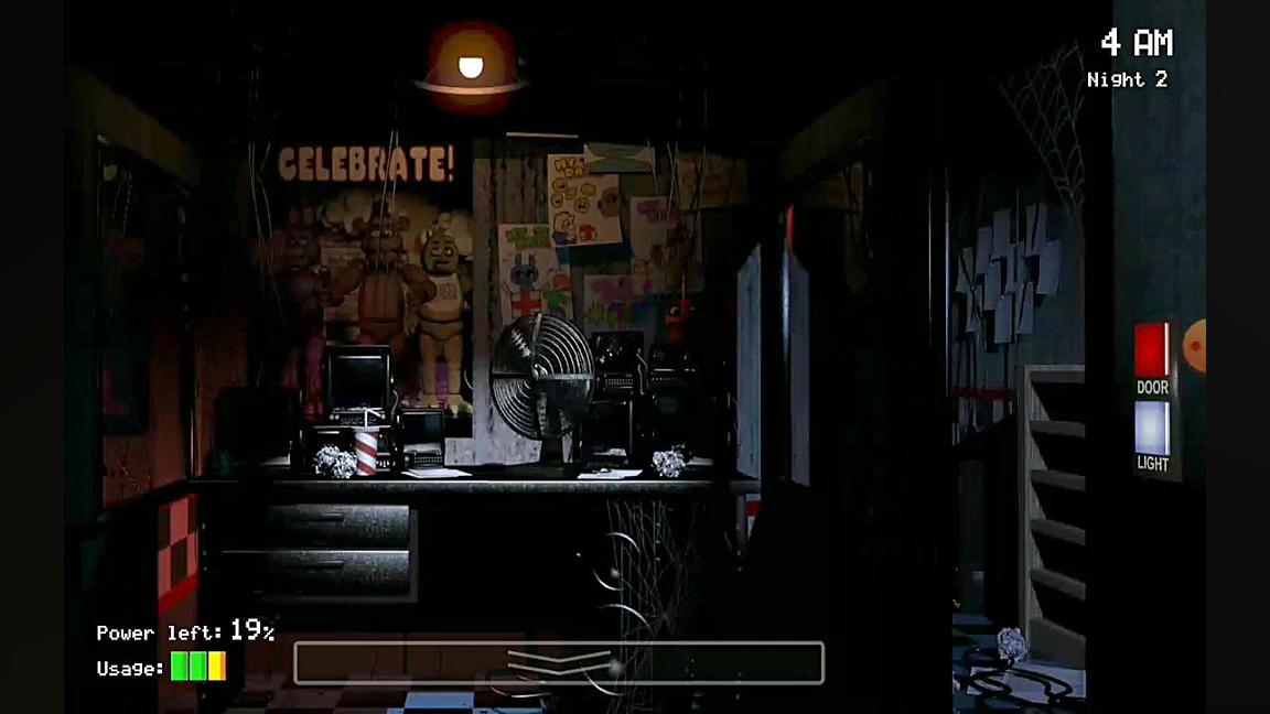 گیم پلی بازی fnaf شب دوم