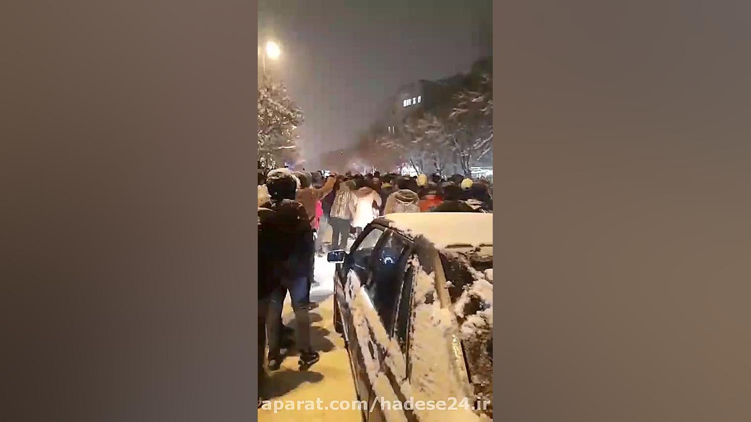 فیلم رقص مردم بوکان در پی بارش...