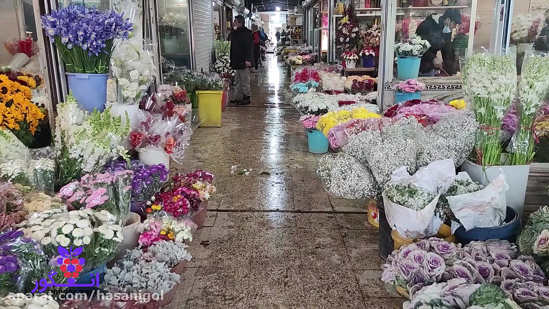 یک روز زیبا در بازار گل محلاتی...