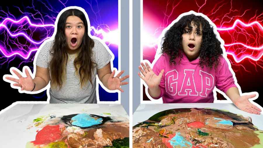 مری و ایزی  چالش زیباسازی اسلا...