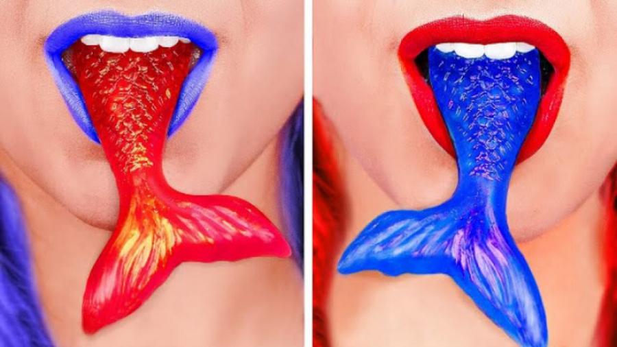 چالش خوردن فقط یک رنگ غذا به م...