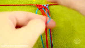 آموزش بافت دستبند دوستی؛ مدل ل...