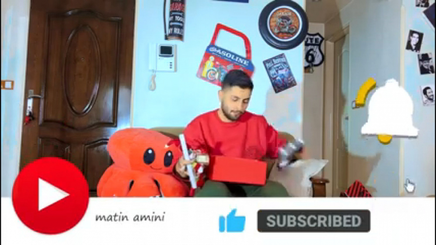 پست یوتیوب متین هدیه های فن پی...