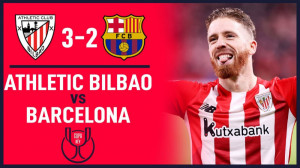 خلاصه بازی بیلبائو 3 2 بارسلون...