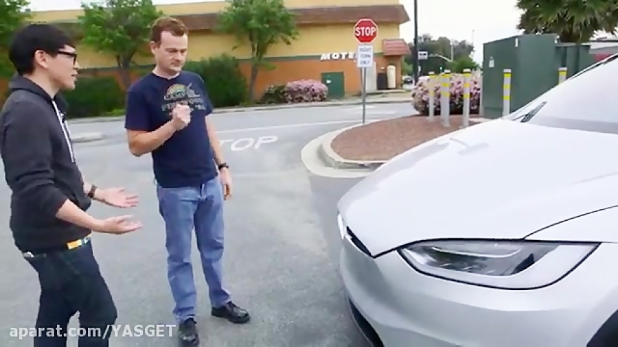 تست قابیلیت اتوپایلوت تسلا ایک...