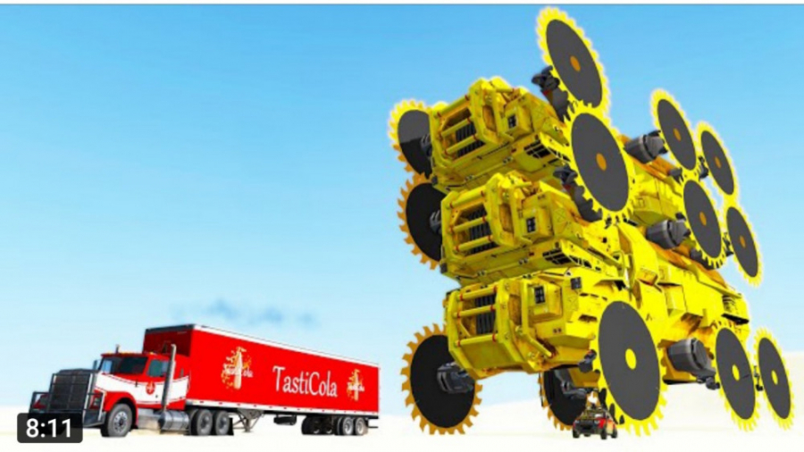 نابود کردن ماشینها با ماشین هی...