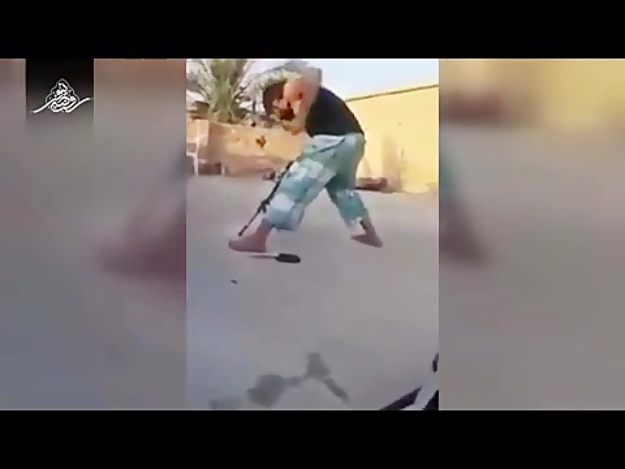 فیلمی از لحظه شهادت مدافع حرم...