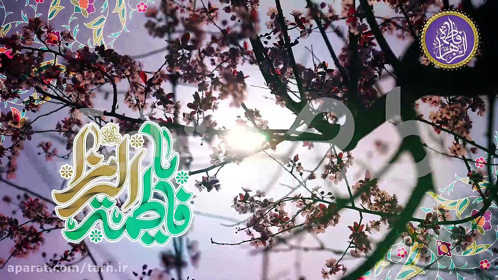 افتر افکت و کلیپ میلاد حضرت زه...