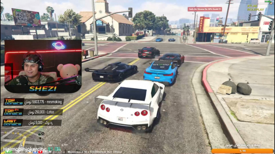 gta v آنلاین | رول پلی | مسابق...