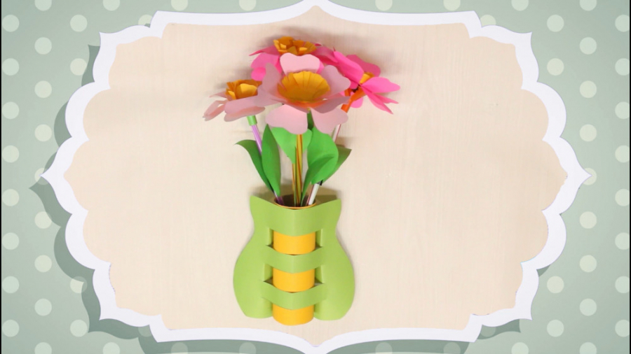 کاردستی گلدان ویژه روز مادر