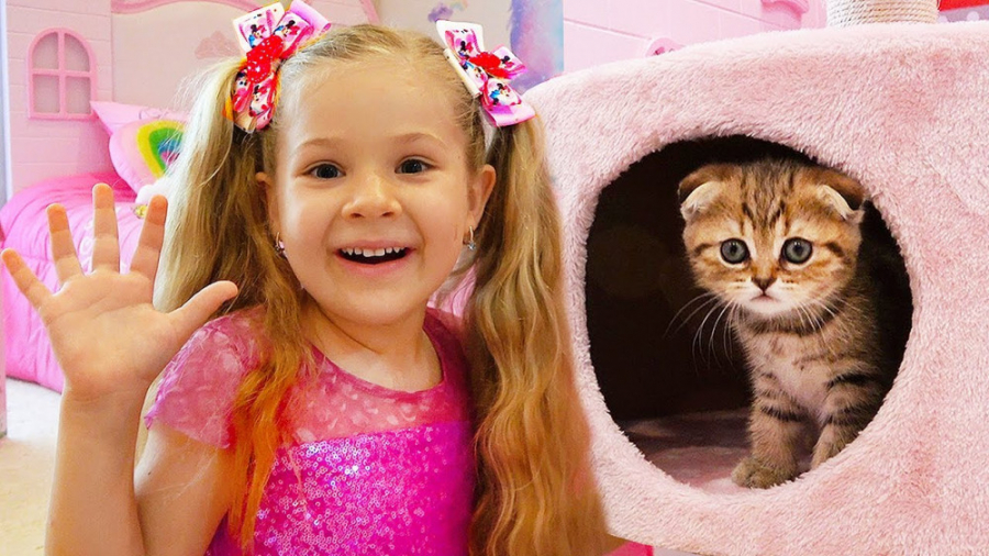 دایانا و روما یک بچه گربه دیان...