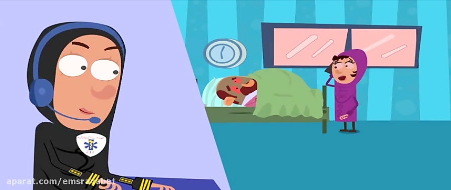 انیمیشن سکته مغزی