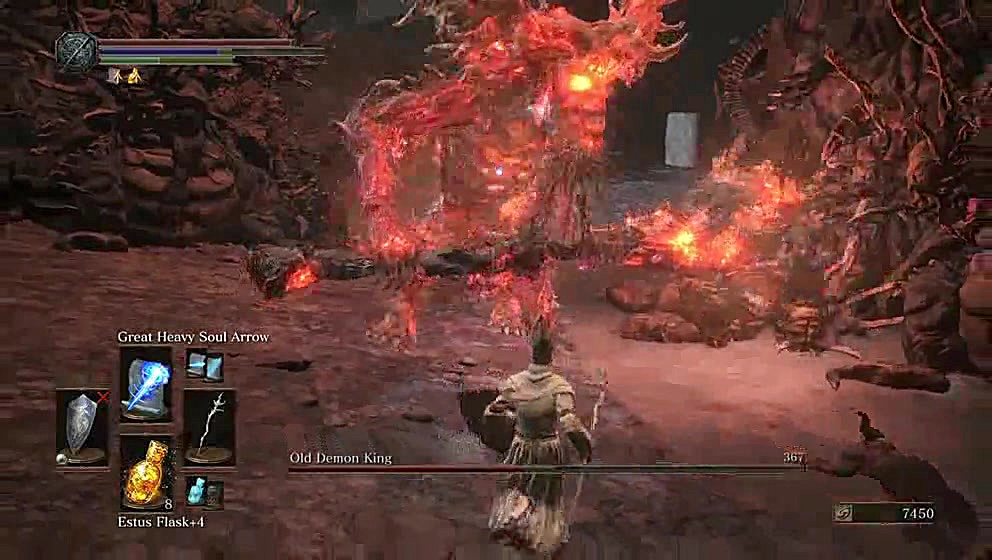 کشتن باس Old Demon King