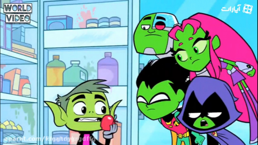 انیمشین تایتان های نوجوان به پ...